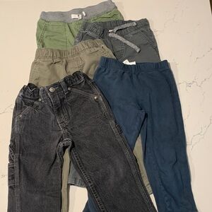 Boys 4T bottoms lot of 5